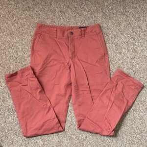 Bonobos Men’s Slim Chinos in Coral Pink Size 29x32